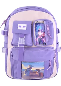 Рюкзак "Аниме" сиреневый