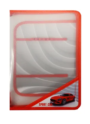 Папка для труда А4 "Красное авто" 33*23,3см, пластик, Феникс 240315