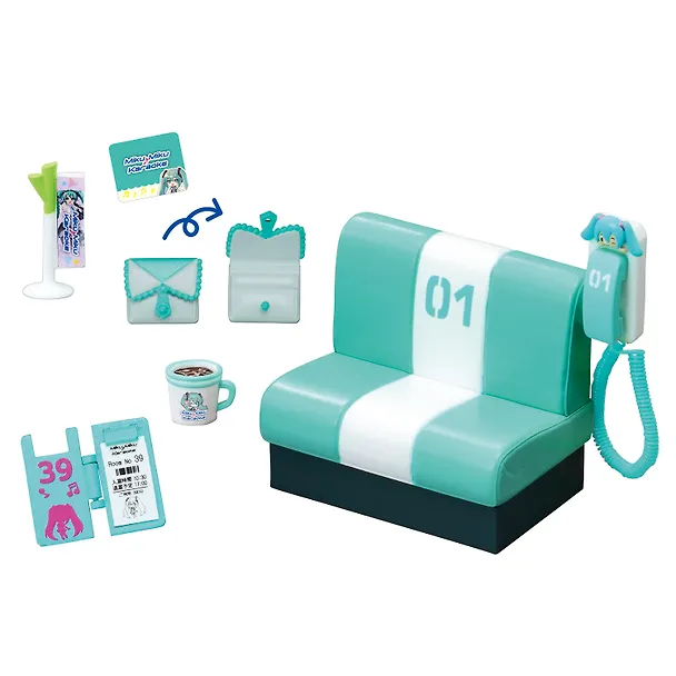 Набор миниатюр Re-ment Хацуне Мику HATSUNE MIKU Karaoke, в ассортименте (69611) 3130673 — 8