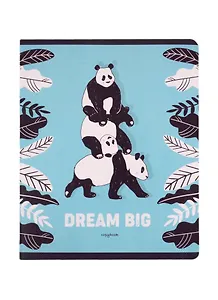 Тетрадь в клетку Unnika, "Милые панды", 48 листов, в ассортименте