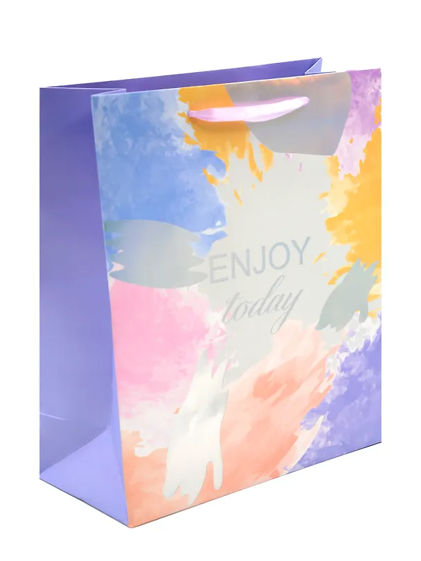 Пакет A4 32*26*12 "Enjoy today" жен., бум.мат.ламинат 3040477 — 1