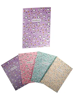 Тетрадь 60л лин. "Owls", сшивка, ассорти 242244