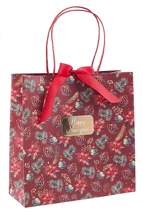 Пакет А3 34*34*12 "С Новым Годом. Happy New Year" НГ, бум.мат.ламинат 3103181