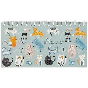 Карманный недатированный планинг «Коты», 64 листа