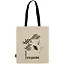 Сумка-шоппер Знаковый Пушкин бежевая, текстиль 40см.*32см. — 2885280 — 1