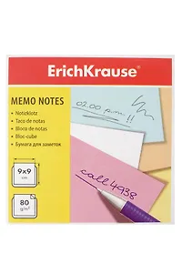 Блок-куб 90*90*90 белый, непроклеенный, инд.уп., Erich Krause