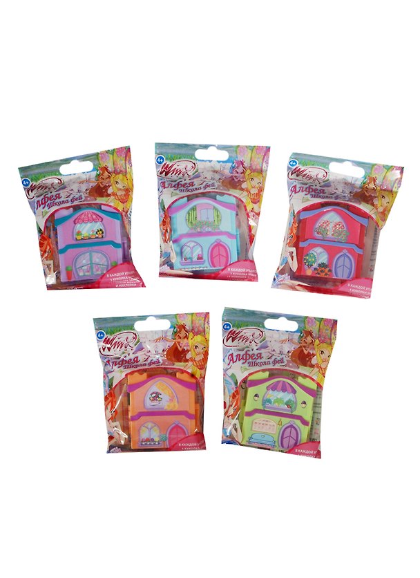 Игрушка-набор WINX Club Алфея Школа фей (21265) (1 куколка+1комната замка+1набор мебели+накл.) (форма и цв. в ассорт.) (4+) (упаковка) (в кор. 12шт) 2477804 — 1