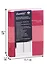 Записная книжка А6+ 96л лин. "Мысли позитивно!" малиновый, атлас, ПВХ-обл., ляссе, инд.уп. — 255716 — 2