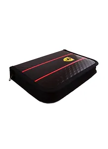 Пенал школьный 1отд. "Ferrari" 20*14, молния, откидной клапан