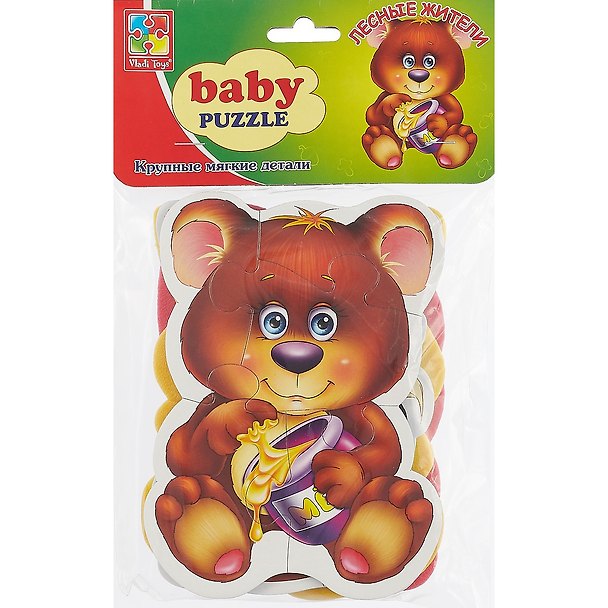 Пазл «Лесные жители» беби пазлы, Vladi Toys 2419546 — 1