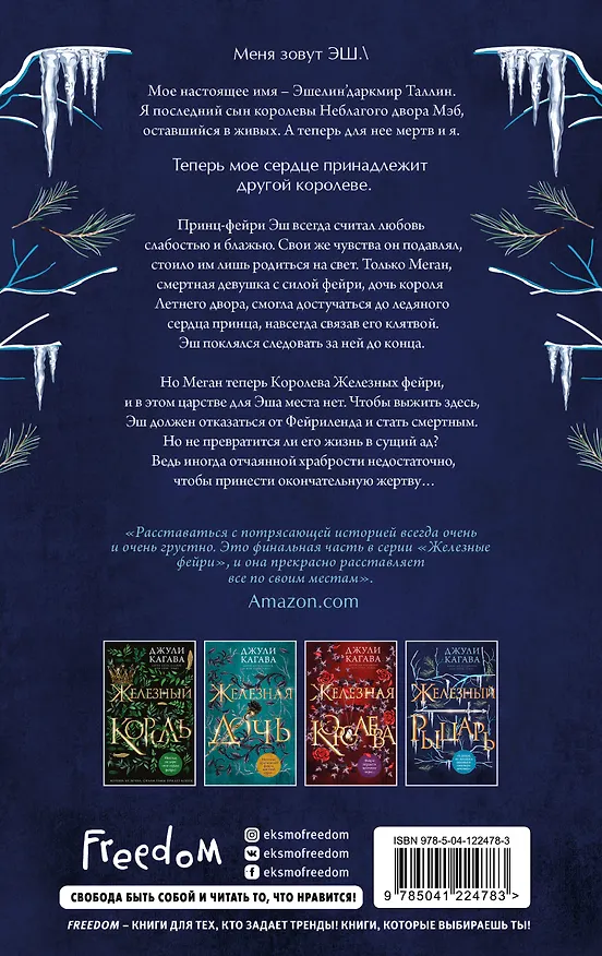 Книга Железный рыцарь (#4) (Джули Кагава) — 2