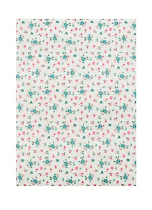 Набор для творчества Schreiber/Шрайбер Ткань самоклеящаяся А4 (21х30см), Цветы" цвета в ассортименте"