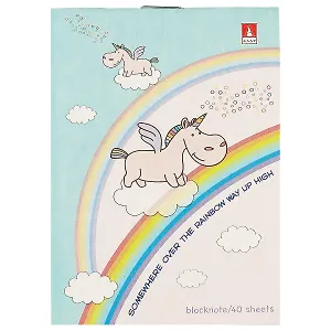 Блокнот «Волшебные единороги», клетка, 40 листов, А7