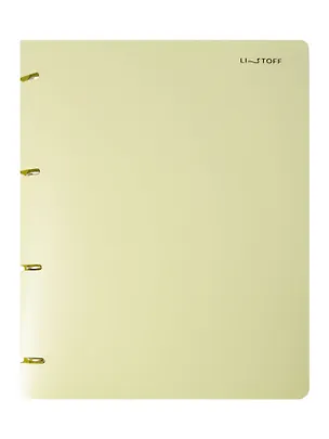 Тетрадь А4 80л кл. "Foliage" на кольцах, смен.блок, пласт.обл. 3091867