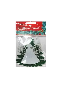 Набор Новогодние игрушки Елка и ангел (6069-19) (2шт) (упаковка/хедер)