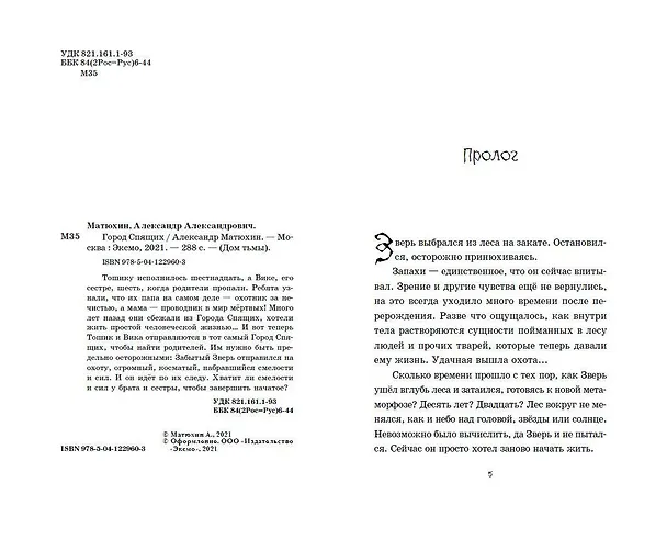 Книга Город Спящих (Александр Матюхин) — 9