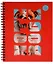 Тетрадь 96л кл. "Зоо микс" гребень, мел.картон, выб.лак. 2-я обложка-разделитель: мел.картон, ассорти — 3044270 — 3