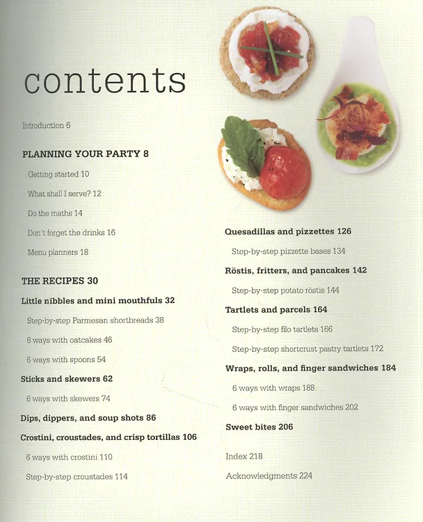 Книга Canapes () — 8
