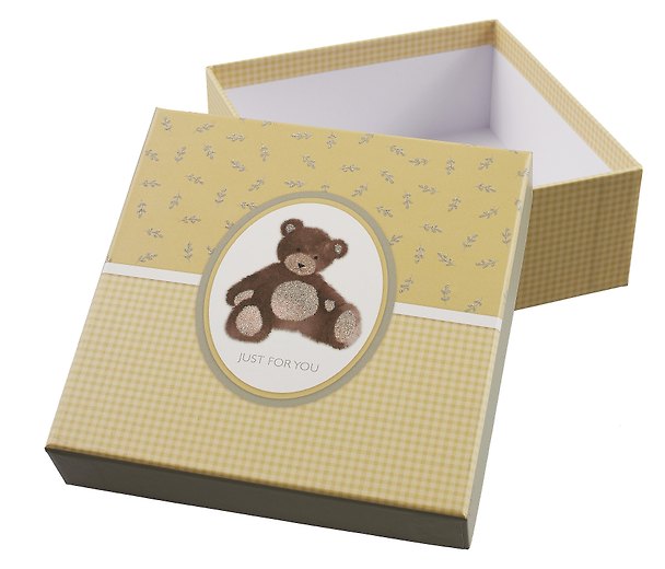 Коробка подарочная "Cute bear" 15,5*15,5*6,5см, картон 2981950 — 1