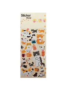 Наклейки со стразами и камнями Кошки (ZC-B016) (11004701) (упаковка)