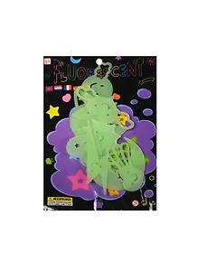 Набор зеленых светящихся наклеек, Космом-смайлы, 8062, НСН-8062