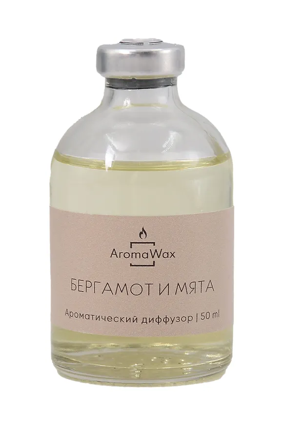 Диффузор ароматический Бергамот и мята (50мл) (432788380) (AromaWax) 3115762 — 2