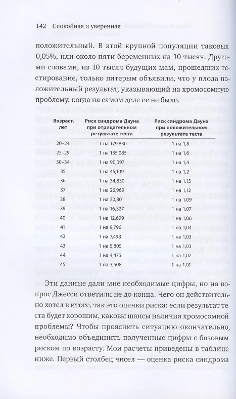 Книга Спокойная и уверенная. Почему распространенные представления о беременности неверны, и что вам действительно нужно знать (Эмили Остер) — 10