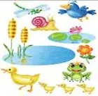 Наклейки для дома, Декоретто,  "Пруд"