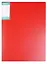 Папка-скоросшиватель "Hor Lines" пластик 0,7мм, красная — 244019 — 1