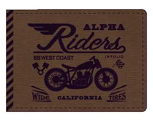 Обложка для студенческого билета InFolio/Инфолио Riders 11,2*8,3см, искусственная кожа IST005