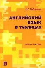 Книга Английский язык в таблицах: Учебное пособие (Нина Добрынина) — 1