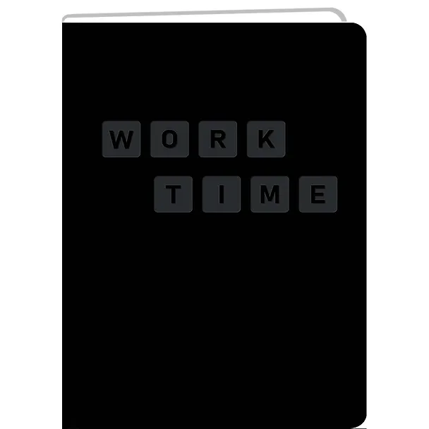 Книга для записей А5 96л кл. "Basics. 3" иск.кожа, интегр.обл., ляссе, скругл.углы, инд.уп. 2947831 — 1