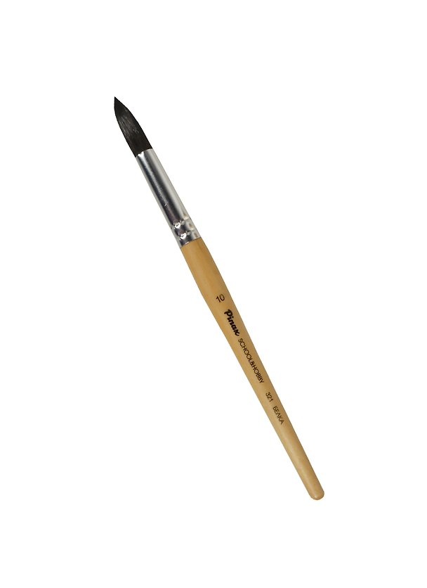 Кисть белка круглая №10, School&Hobby, Creative, Pinax 235507 — 1