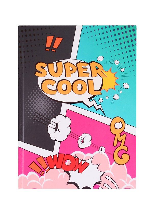 Книга для записей «Super Cool 3», А5, 100 листов, Listoff 255857 — 1