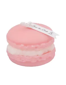 Свеча ароматическая Макарун розовый (3,5х4,5) (12-202509-HD-24)