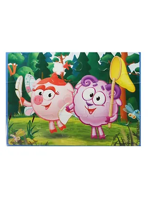 Мягкие пазлы Смешарики А5 (VT1103-39) (12 элементов) (4 мм) (235х165мм) (3+) (упаковка) 2492395