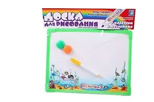 Доска магнитная для рисования с маркером и магнитами (2 шт) (Т53140) (упаковка)