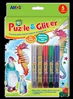 3D Пазл деревянный и оформит. клей с блестками (5цв) (456600) (PNG10P5N) 2334195