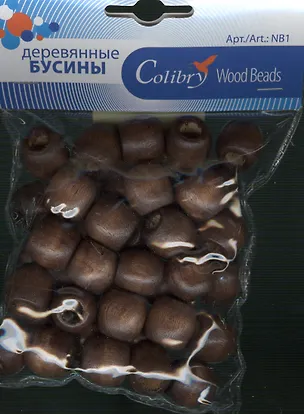 Деревянные бусины Colibry (NB1-07-E) (упаковка) 2367862