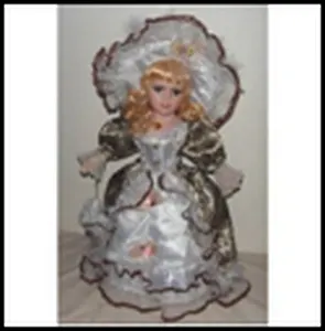 Декоративная кукла на подставке (22000) (41см) (коробка)