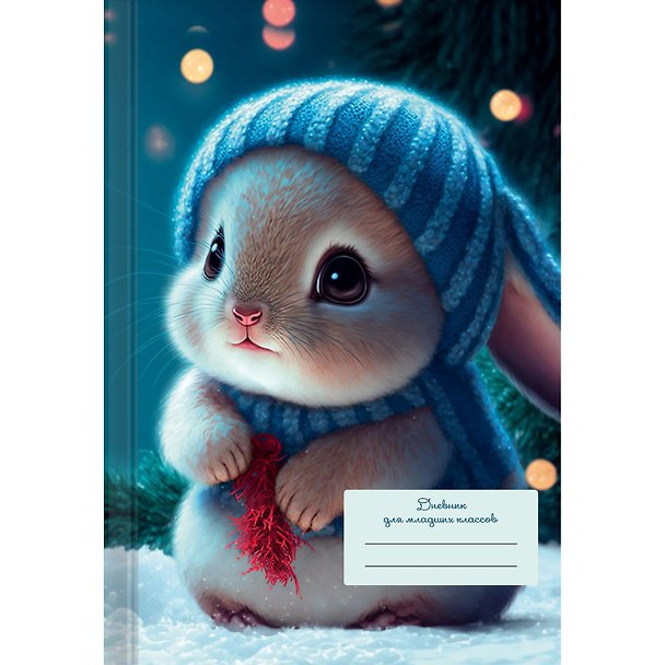 Дневник школьный «Зайка», для младших классов, Listoff 3017970 — 1