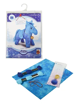 Набор из ткани РТО Лошадка Символ года Голубая (KFT5/B) (упаковка) 2398156