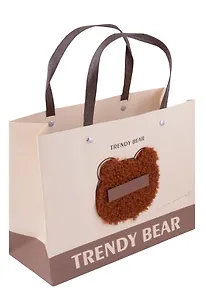 Пакет А5 19,5*24,5*9,5 "Trandy Bear"  горизонт., дет., бум.мат.ламинат