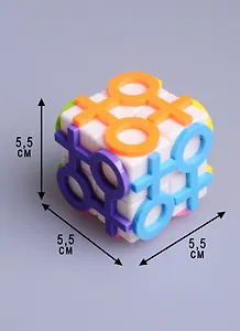 Головоломка Кубик 2х2 крестики-нолики (004843)