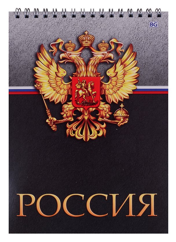 Блокнот А5 60 листов клетка "Россия - госсимволика" 247522 — 1