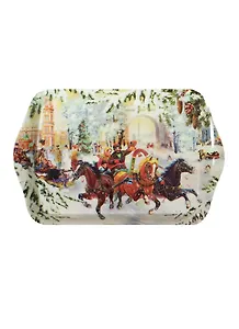 Поднос Русская Зима (ML-02 Зима) (пластик) (20,8х14,2) Gift Land