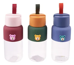 Бутылка с силиконовой накладкой Мишка (стекло) (460 мл) (12-07229-GJ75D) 3019600