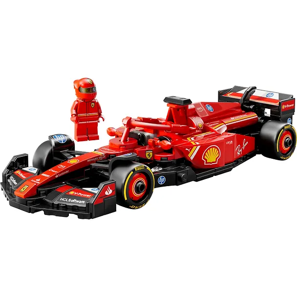 77242 Конструктор детский LEGO Speed Champions Гоночный автомобиль Формула-1 Ferrari SF-24, 275 деталей, возраст 10+ 3139763 — 4