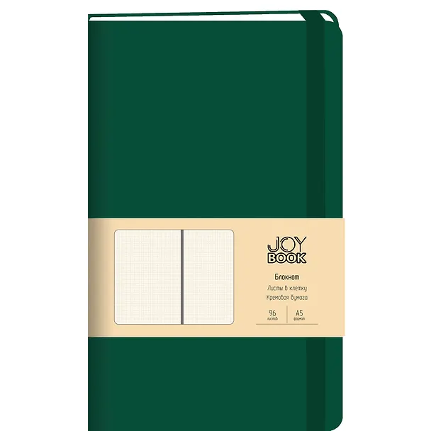 Книга для записей А5 96л кл. "Joy Book. Заколдованный лес" иск.кожа, тонир.блок, скругл.углы, ляссе, резинка, карман на задн.форзаце 2947799 — 4