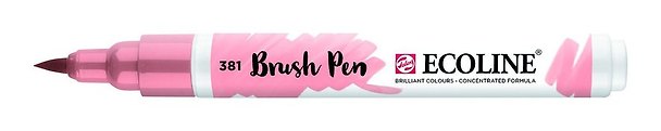 Маркер акварельный Royal Talens Ecoline кисть №381 Красный пастельный new 354148 — 1